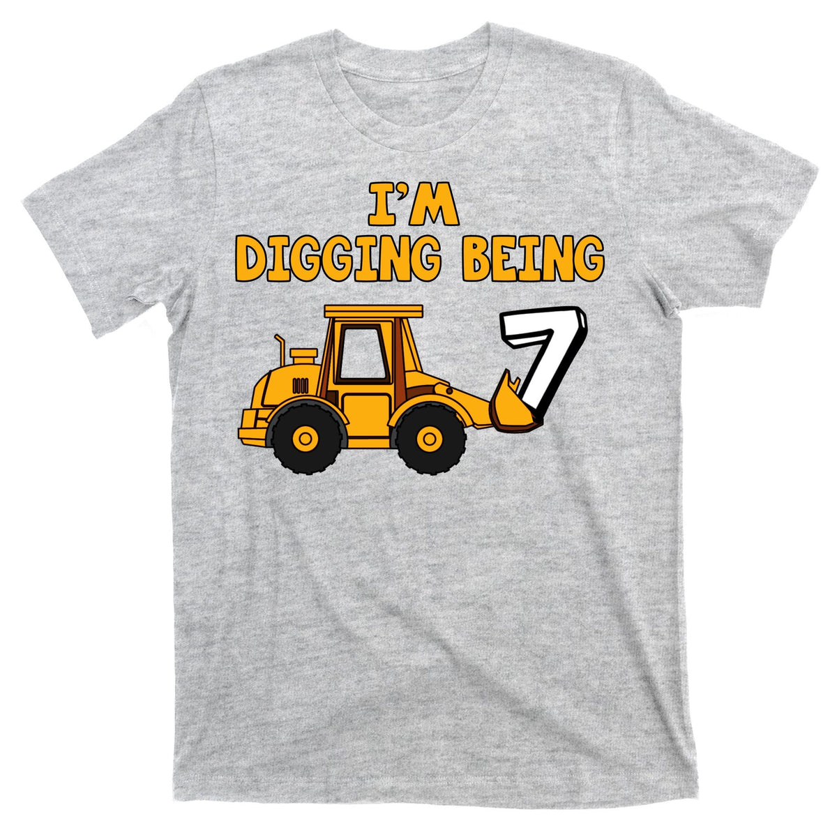 7th Birthday I'm Digging Being Seven T-Shirt product image 9