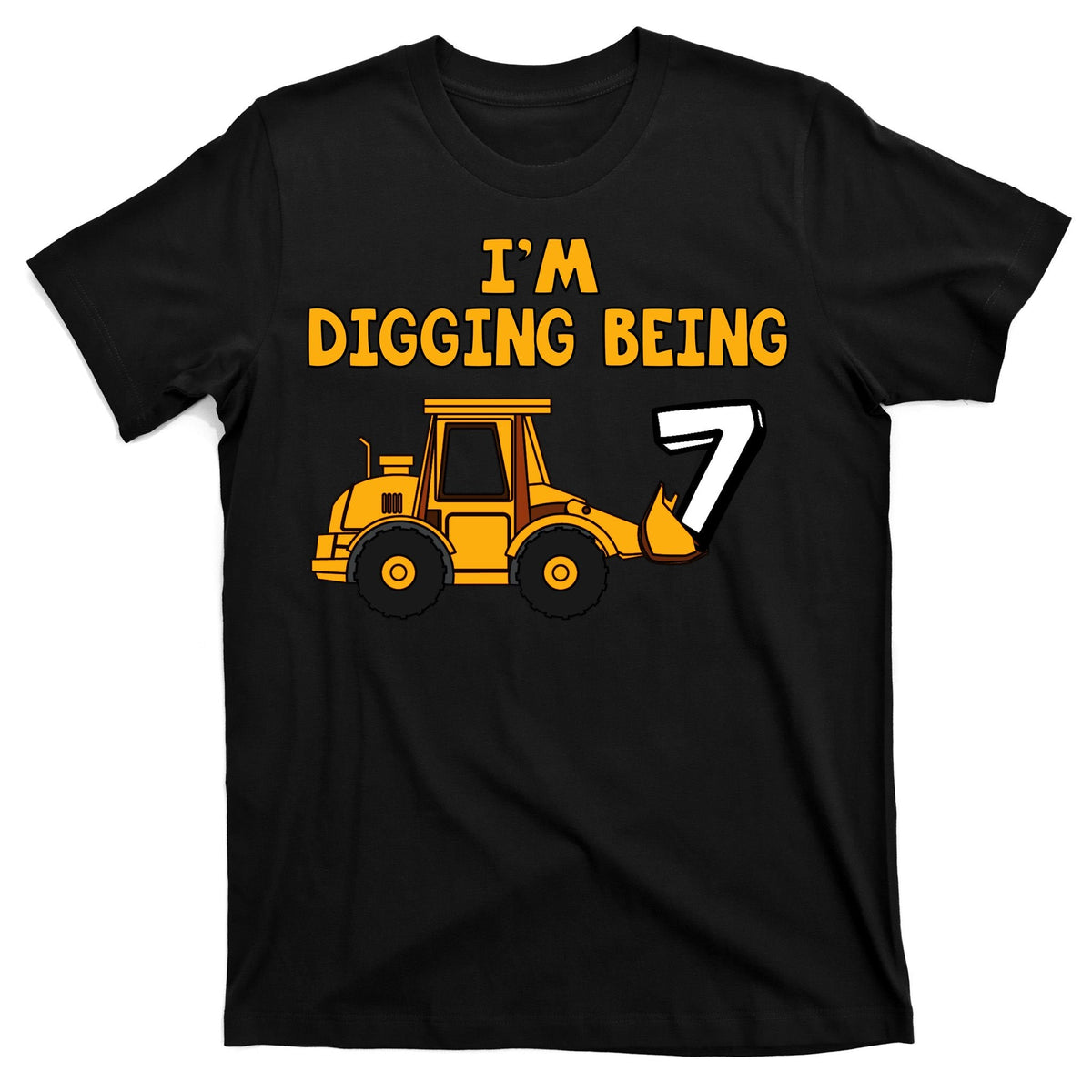 7th Birthday I'm Digging Being Seven T-Shirt product image 7