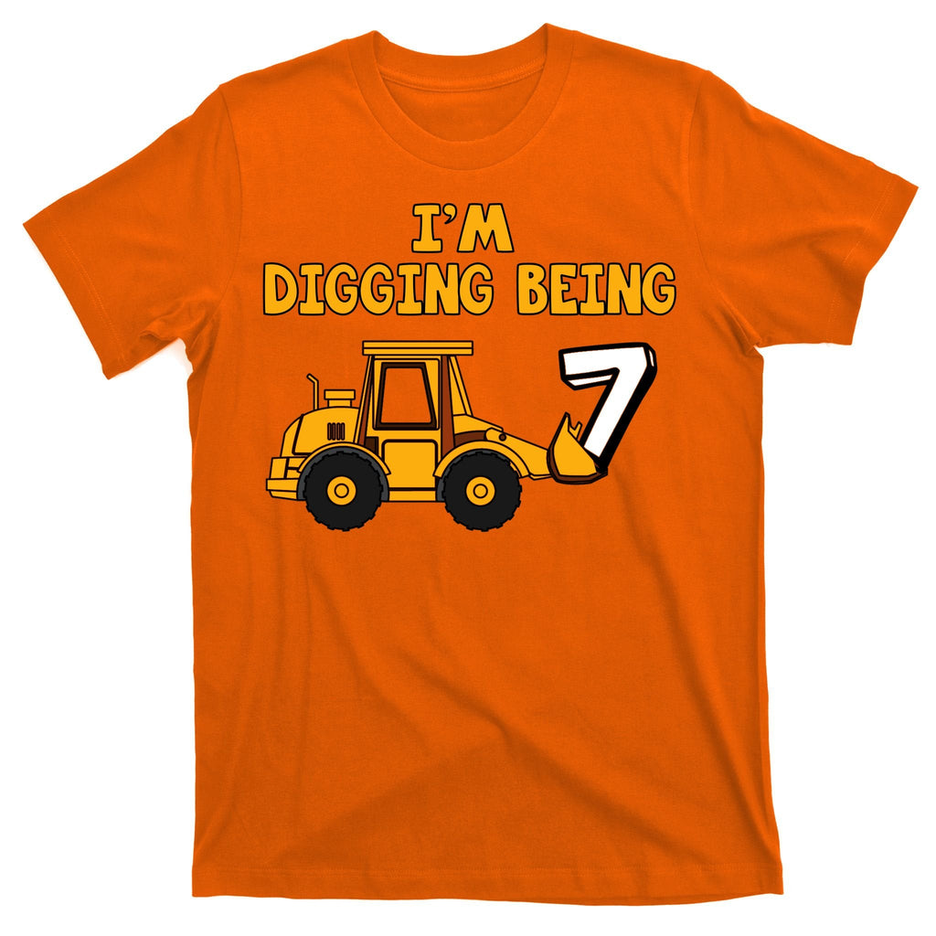 7th Birthday I'm Digging Being Seven T-Shirt product image 5