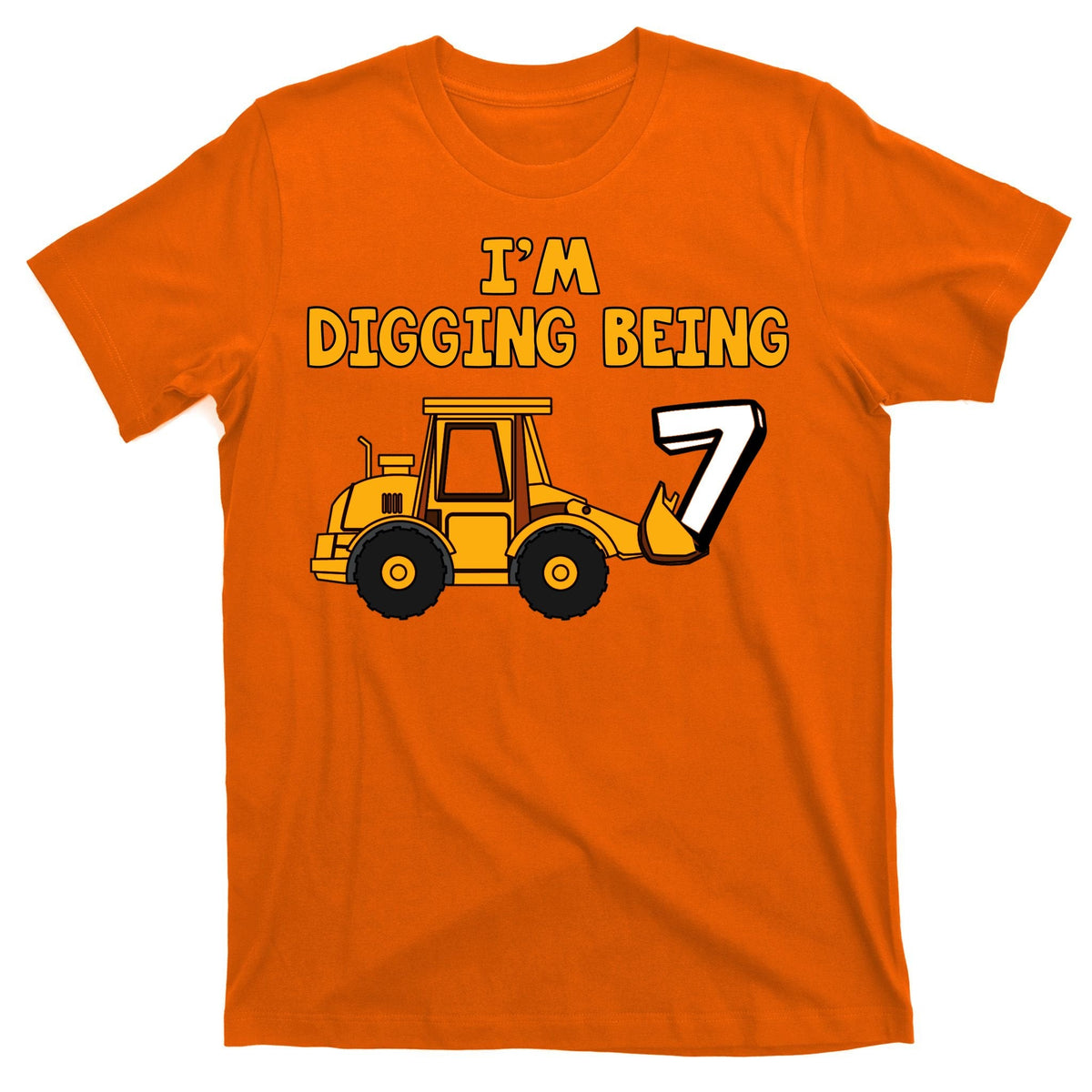 7th Birthday I'm Digging Being Seven T-Shirt product image 5