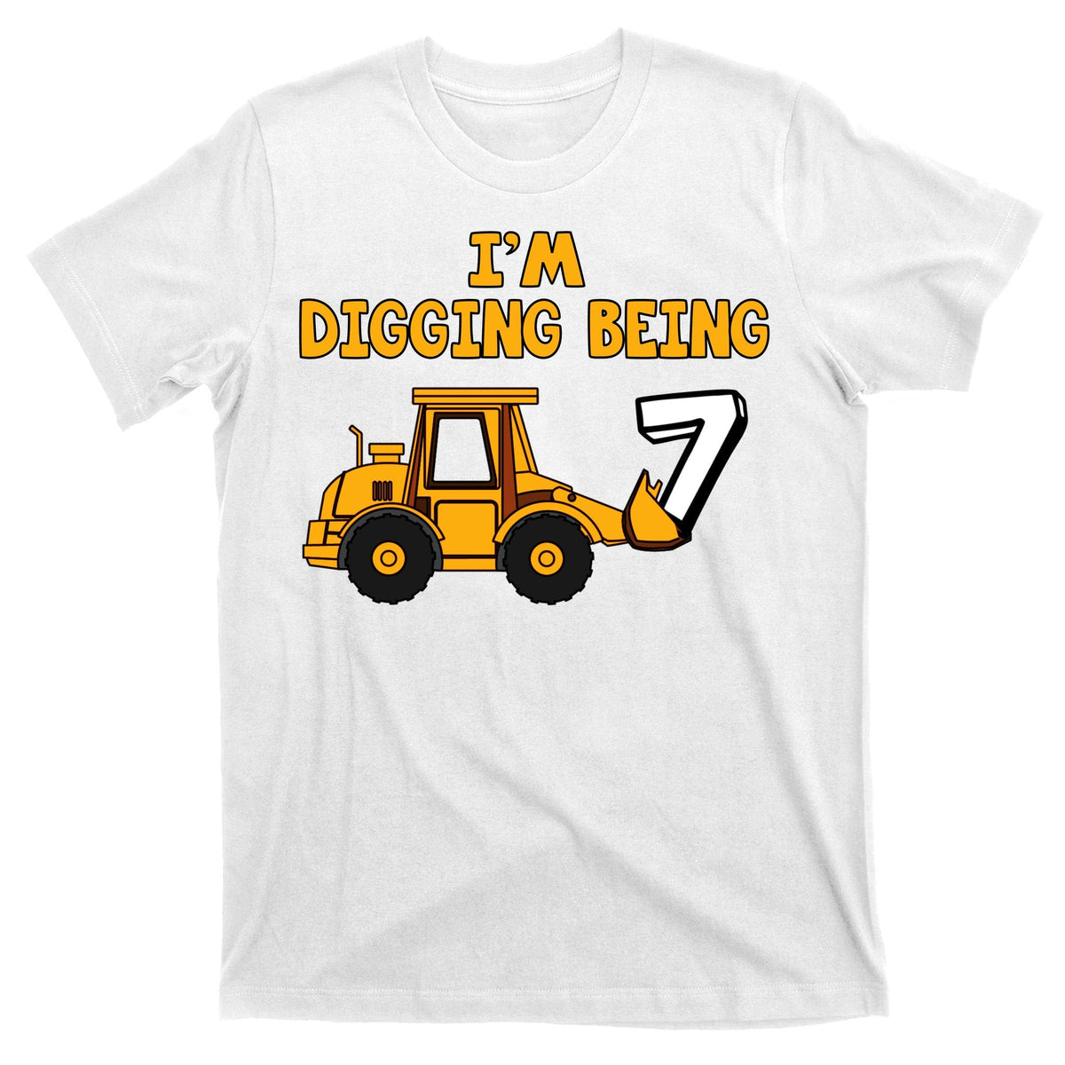 7th Birthday I'm Digging Being Seven T-Shirt product image 11