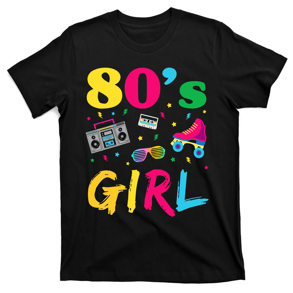 80s Girl Retro Costume T-Shirt product image 7