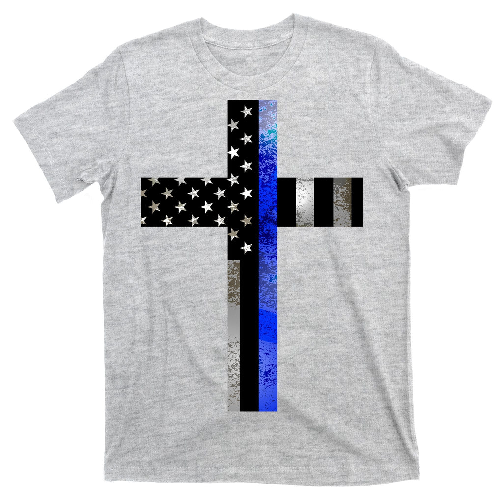 A Christian cross showing support for law enforcement product image 9