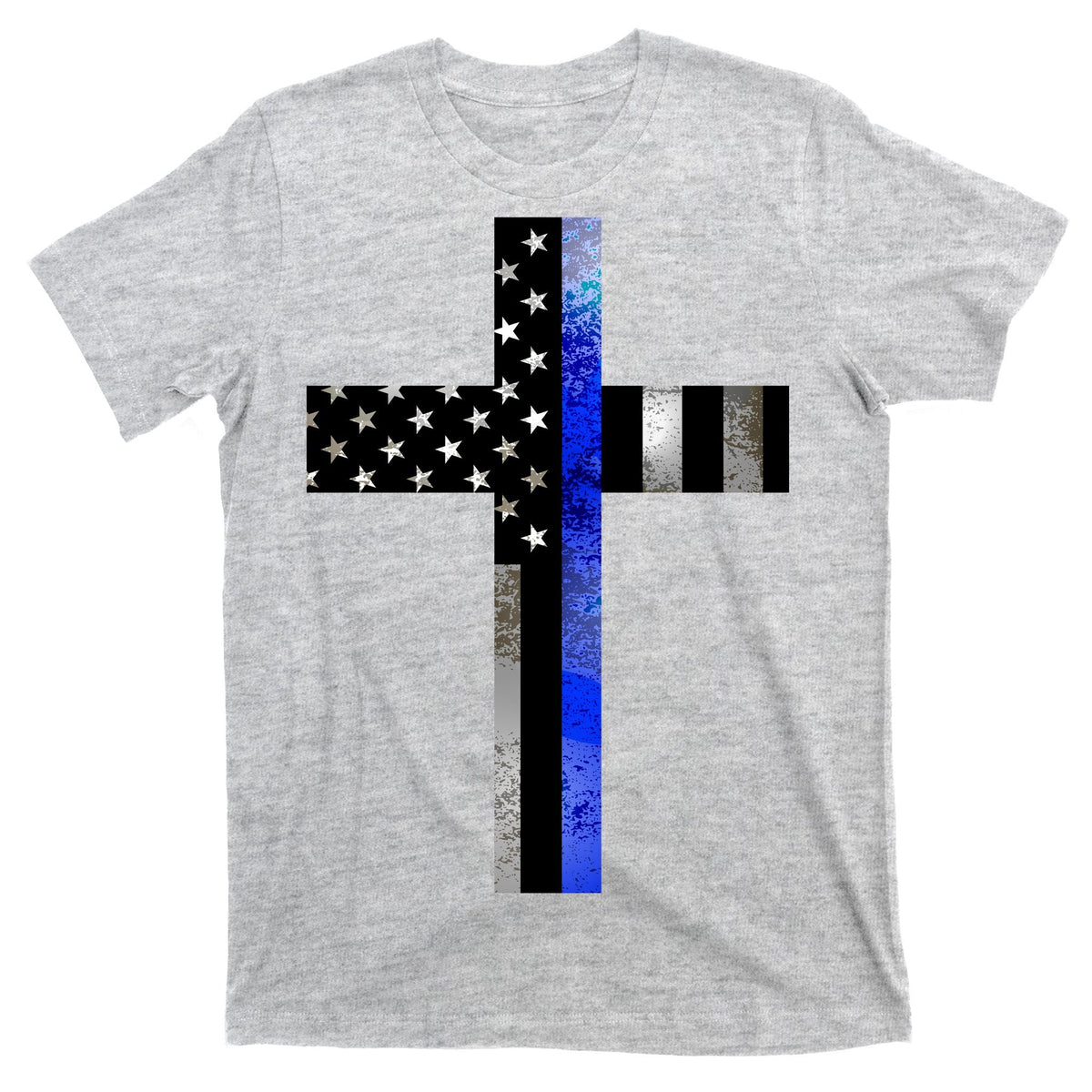 A Christian cross showing support for law enforcement product image 9