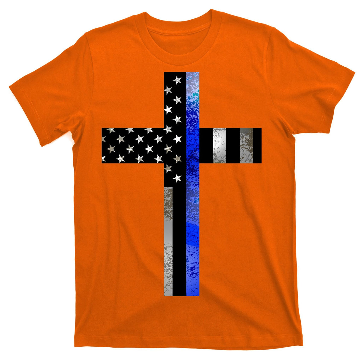 A Christian cross showing support for law enforcement product image 5
