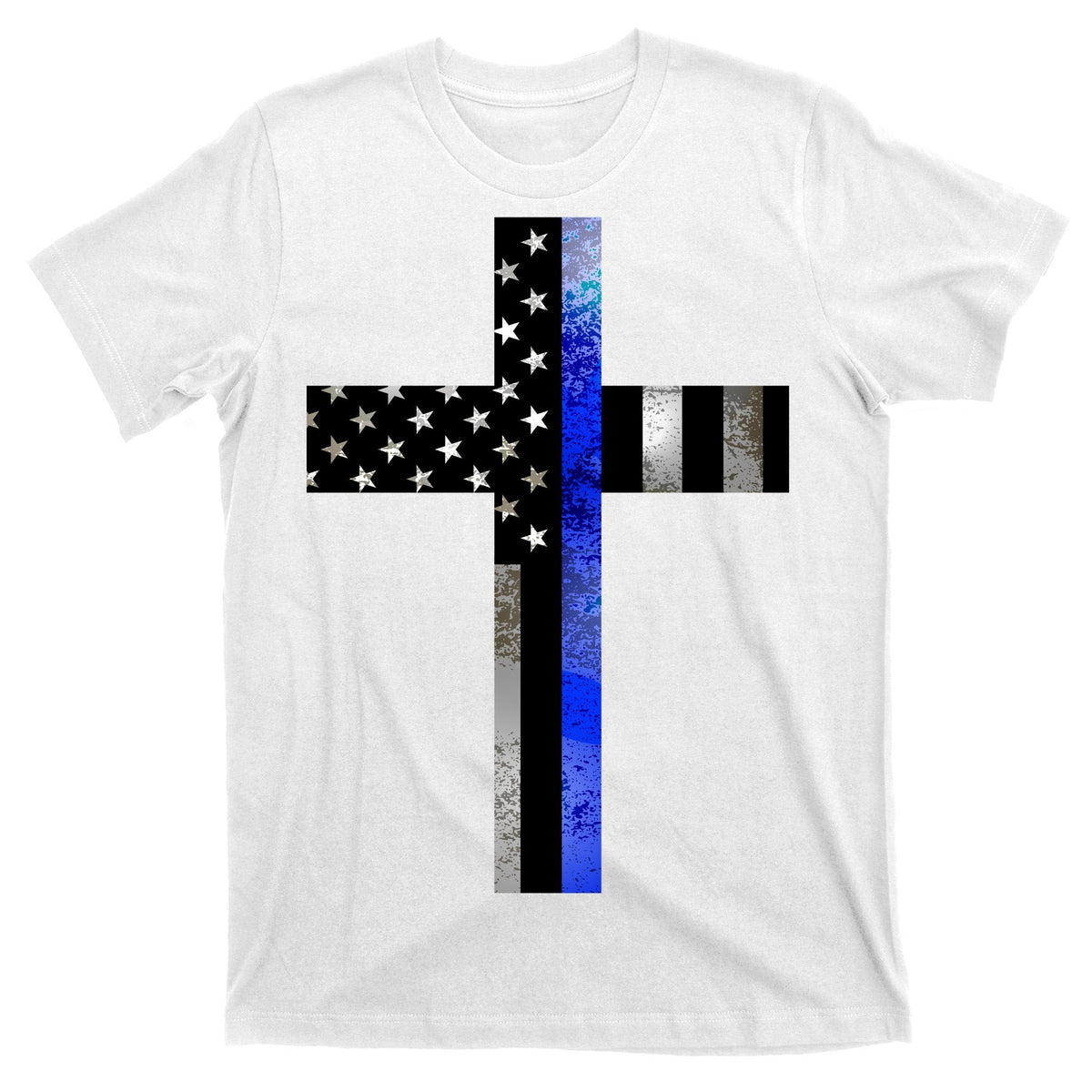 A Christian cross showing support for law enforcement product image 11