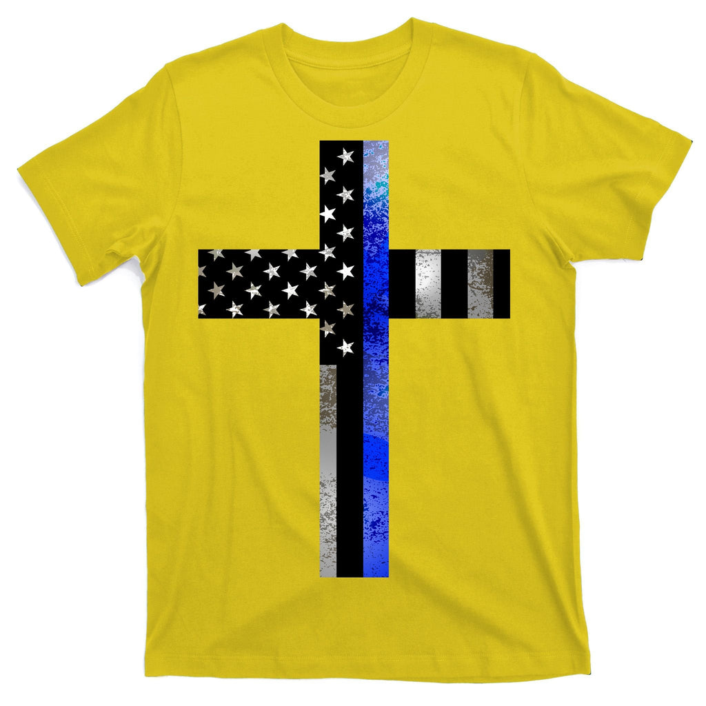 A Christian cross showing support for law enforcement product image 3