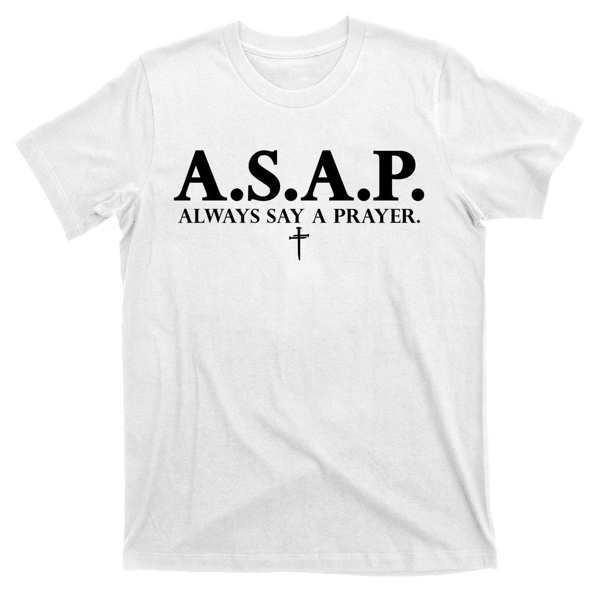 Asap Always Say A Prayer 3 Nails Cross Jesus Christ product image 11