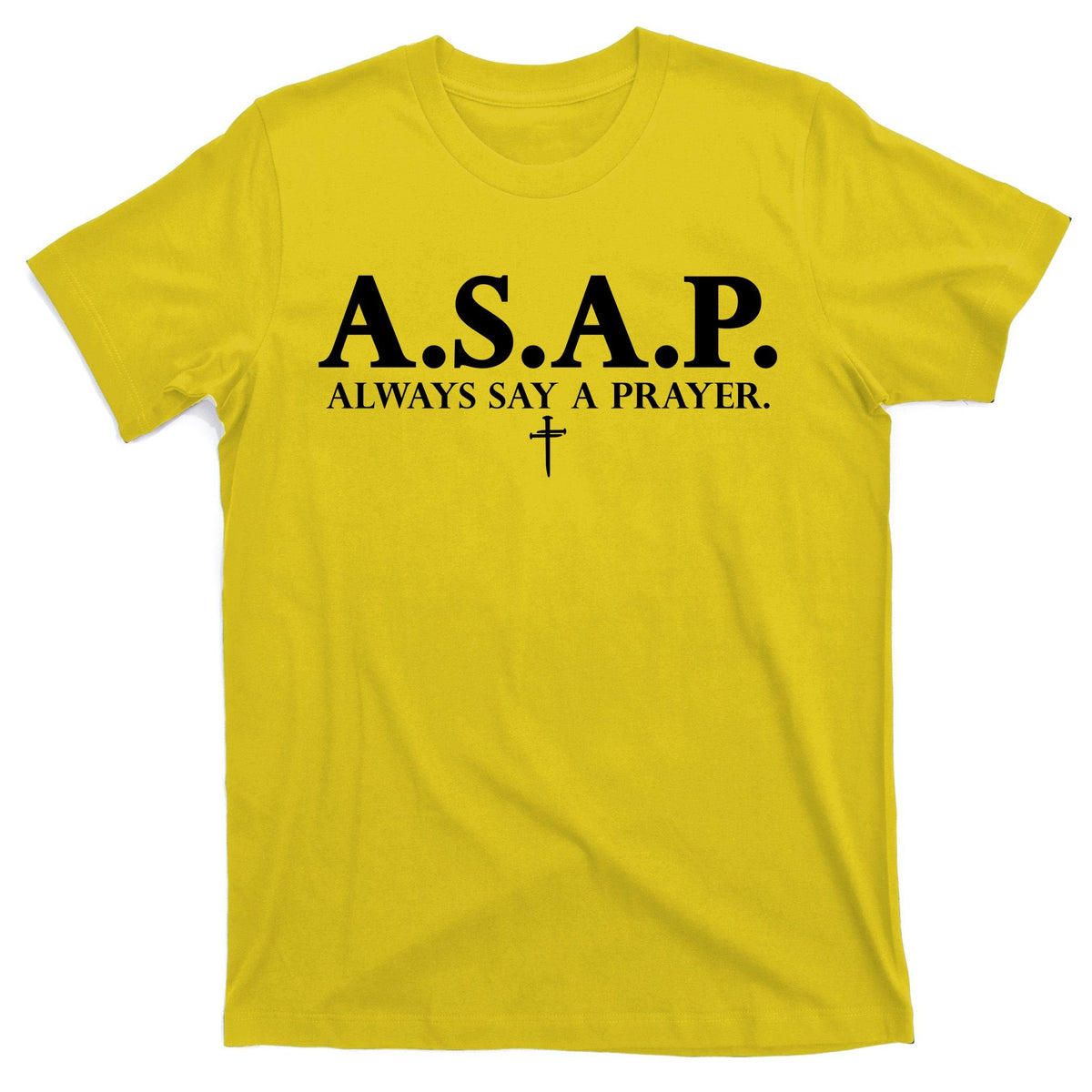 Asap Always Say A Prayer 3 Nails Cross Jesus Christ product image 3
