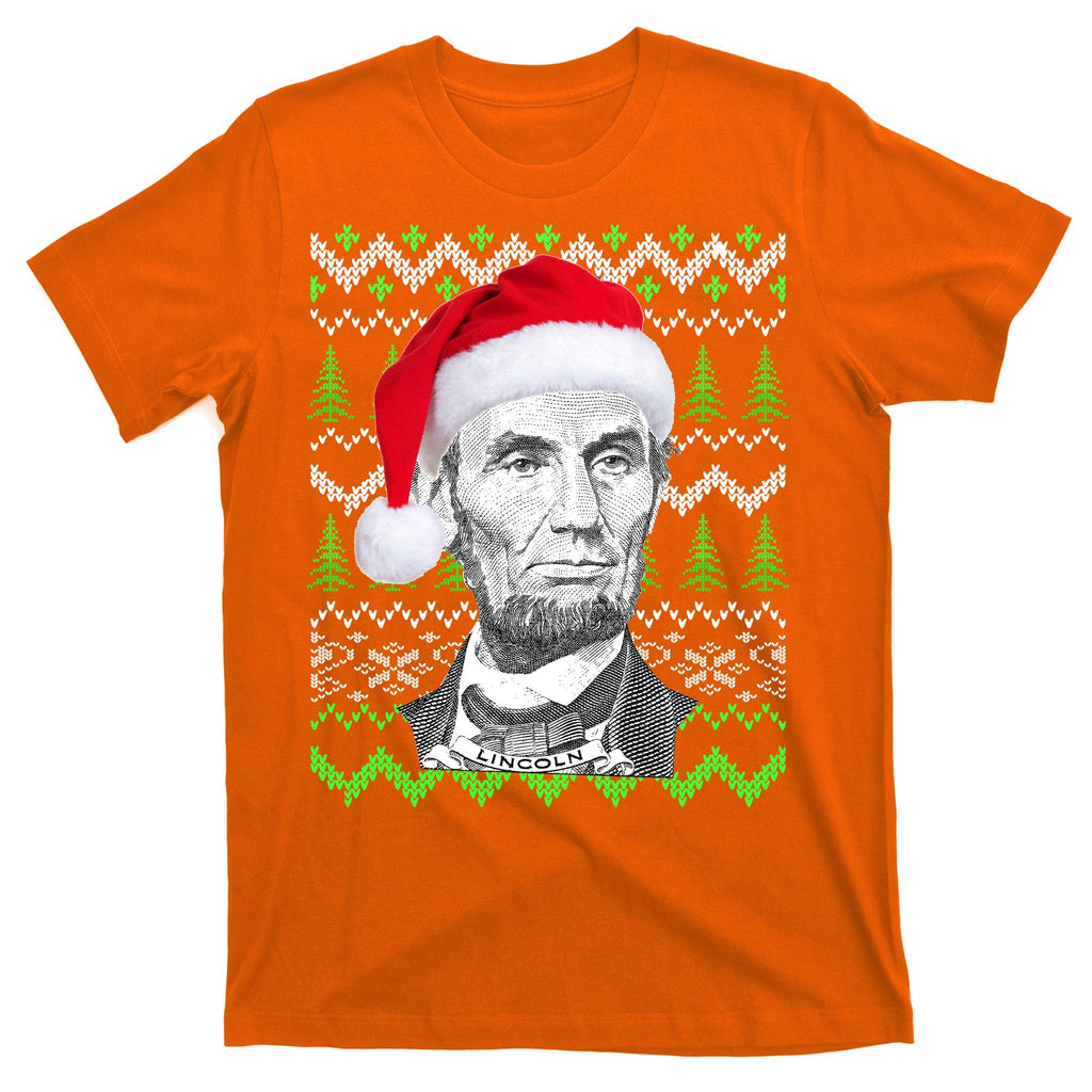 Abraham Lincoln Ugly Christmas Sweater T-Shirt product image 5