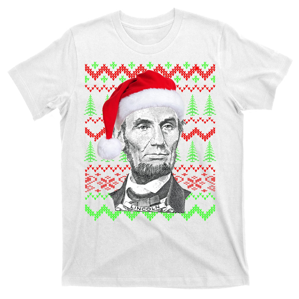 Abraham Lincoln Ugly Christmas Sweater T-Shirt product image 11