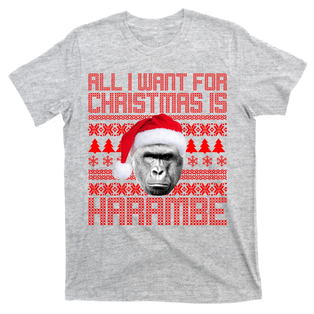 All I Want for Christmas is Harambe Ugly Sweater Design product image 9