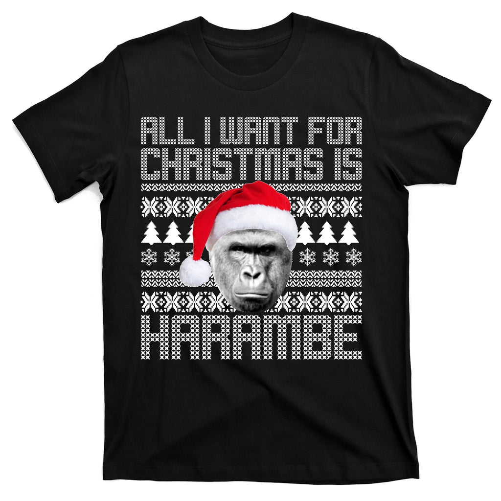 All I Want for Christmas is Harambe Ugly Sweater Design product image 7