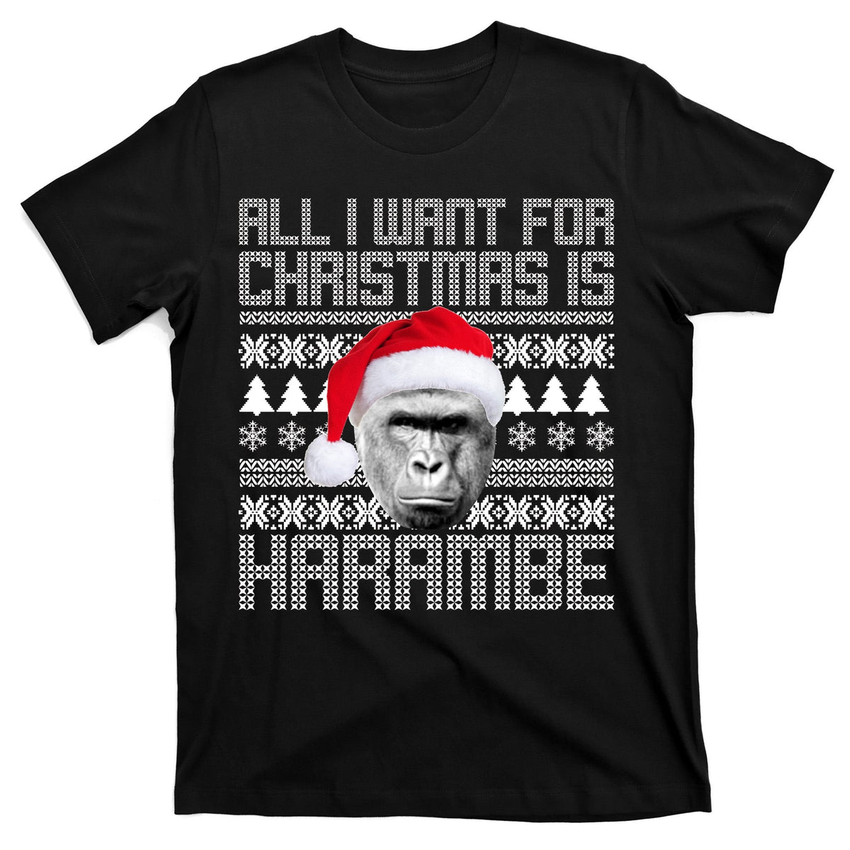 All I Want for Christmas is Harambe Ugly Sweater Design product image 7