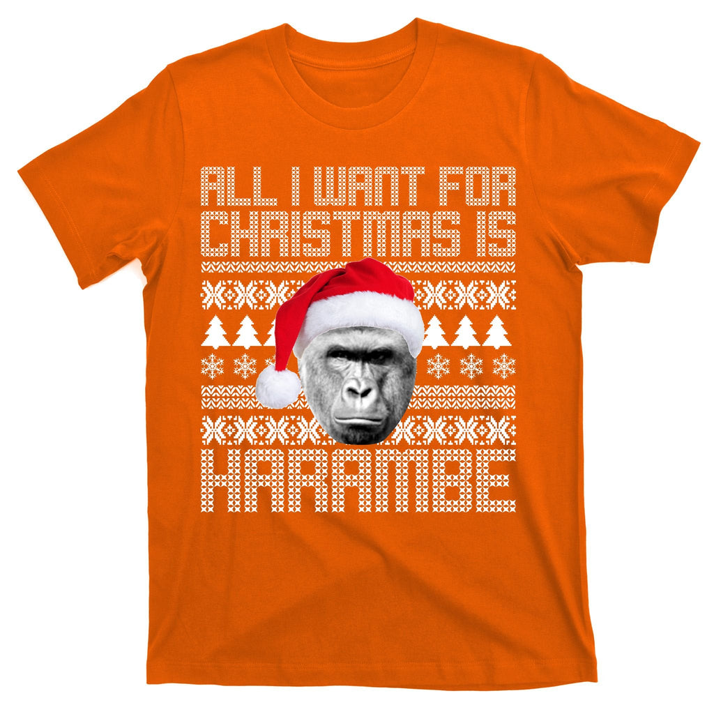 All I Want for Christmas is Harambe Ugly Sweater Design product image 5