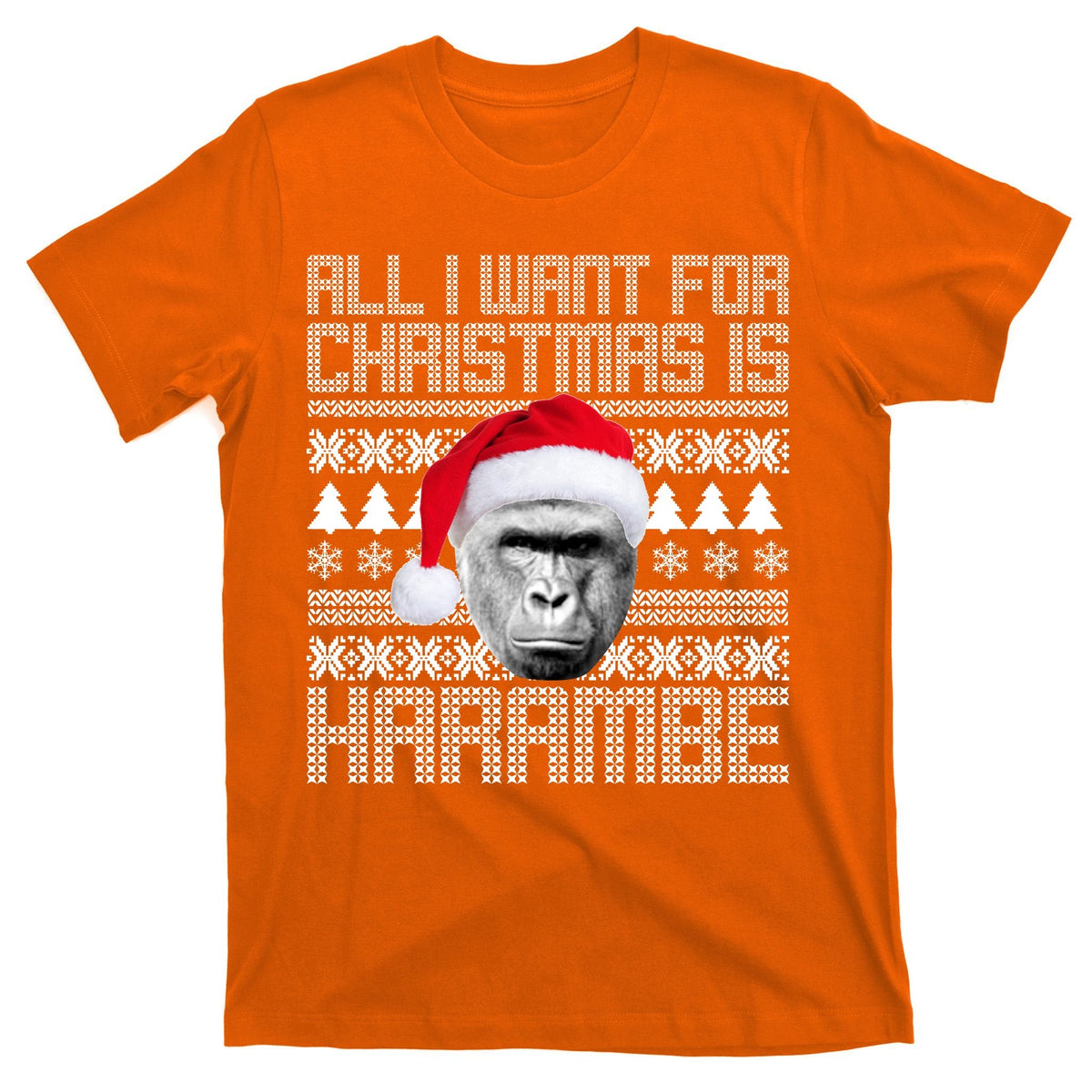 All I Want for Christmas is Harambe Ugly Sweater Design product image 5