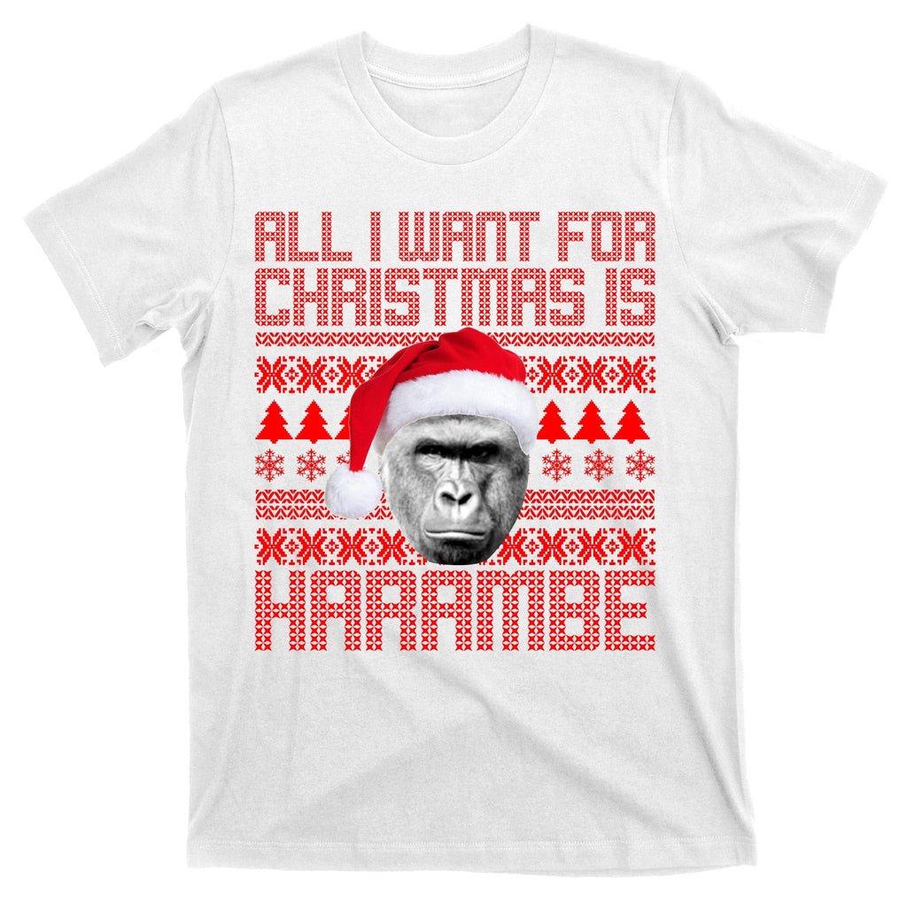 All I Want for Christmas is Harambe Ugly Sweater Design product image 11