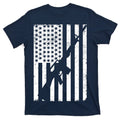 AR-15 Gun Vintage American Flag T-Shirt product image 1
