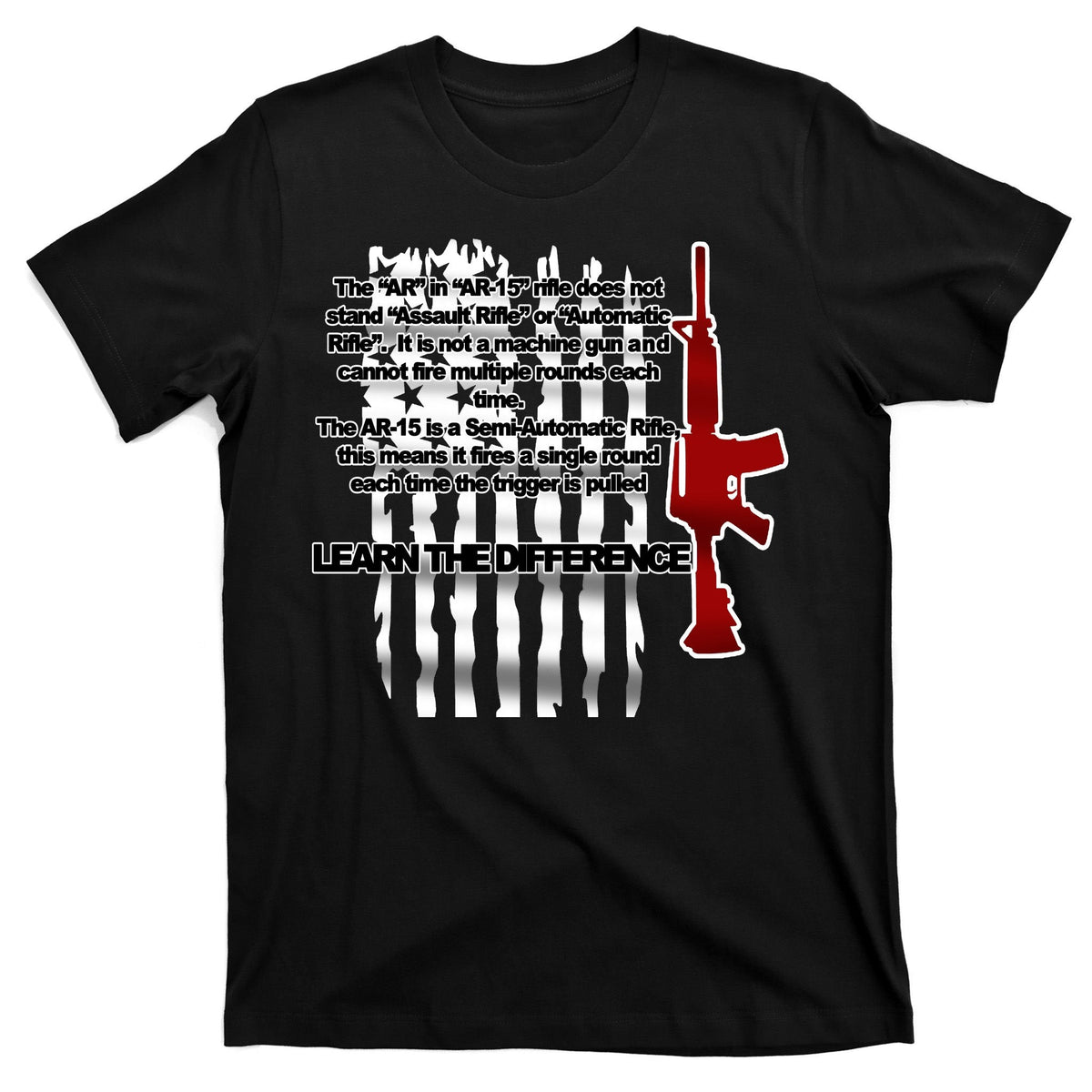 AR15 Not AN Assault Rifle Guns Quote T-Shirt product image 7
