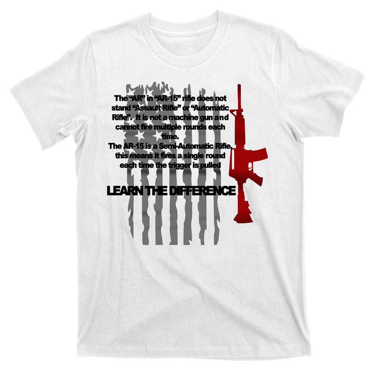 AR15 Not AN Assault Rifle Guns Quote T-Shirt product image 11