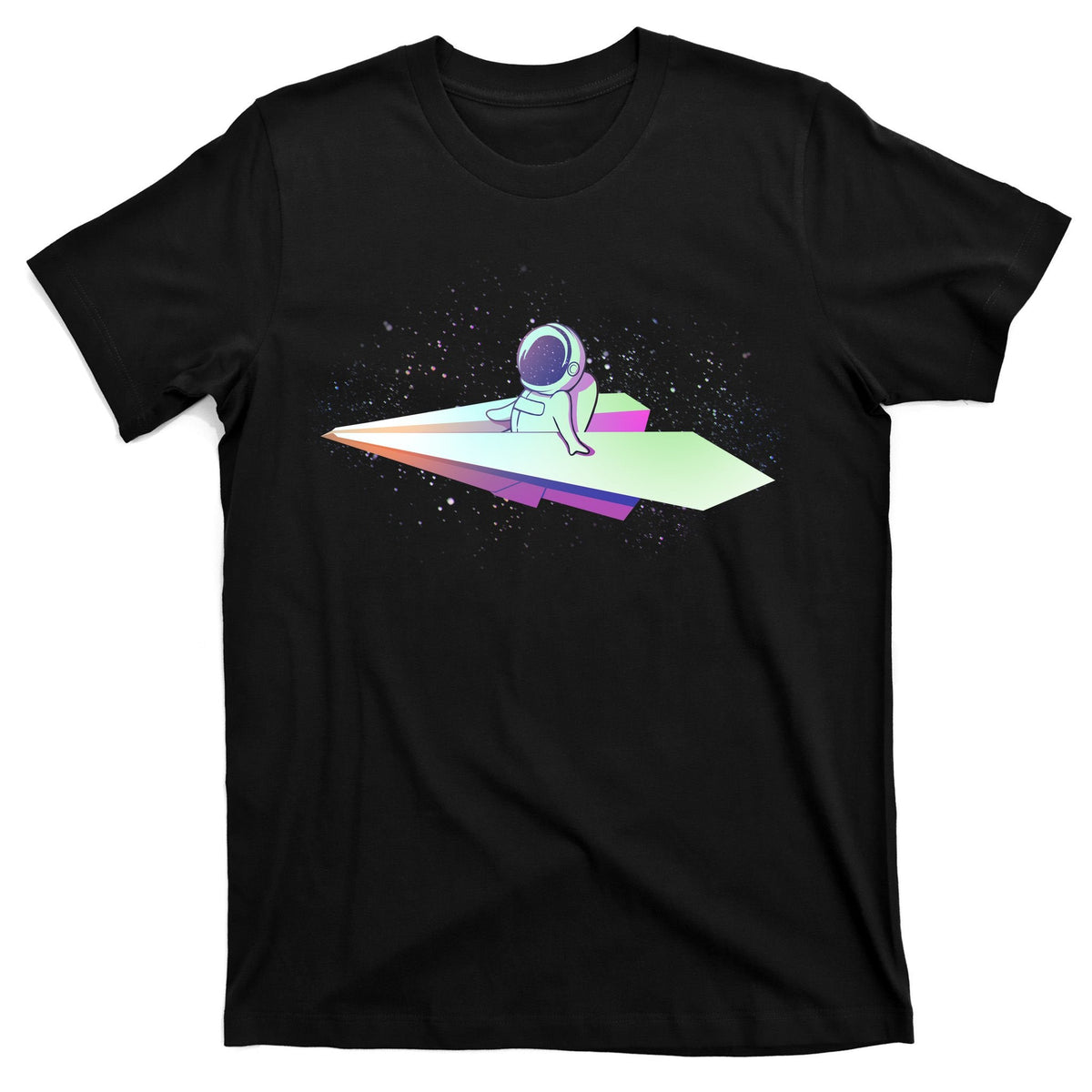 Astronaut Paper Plane T-Shirt product image 7