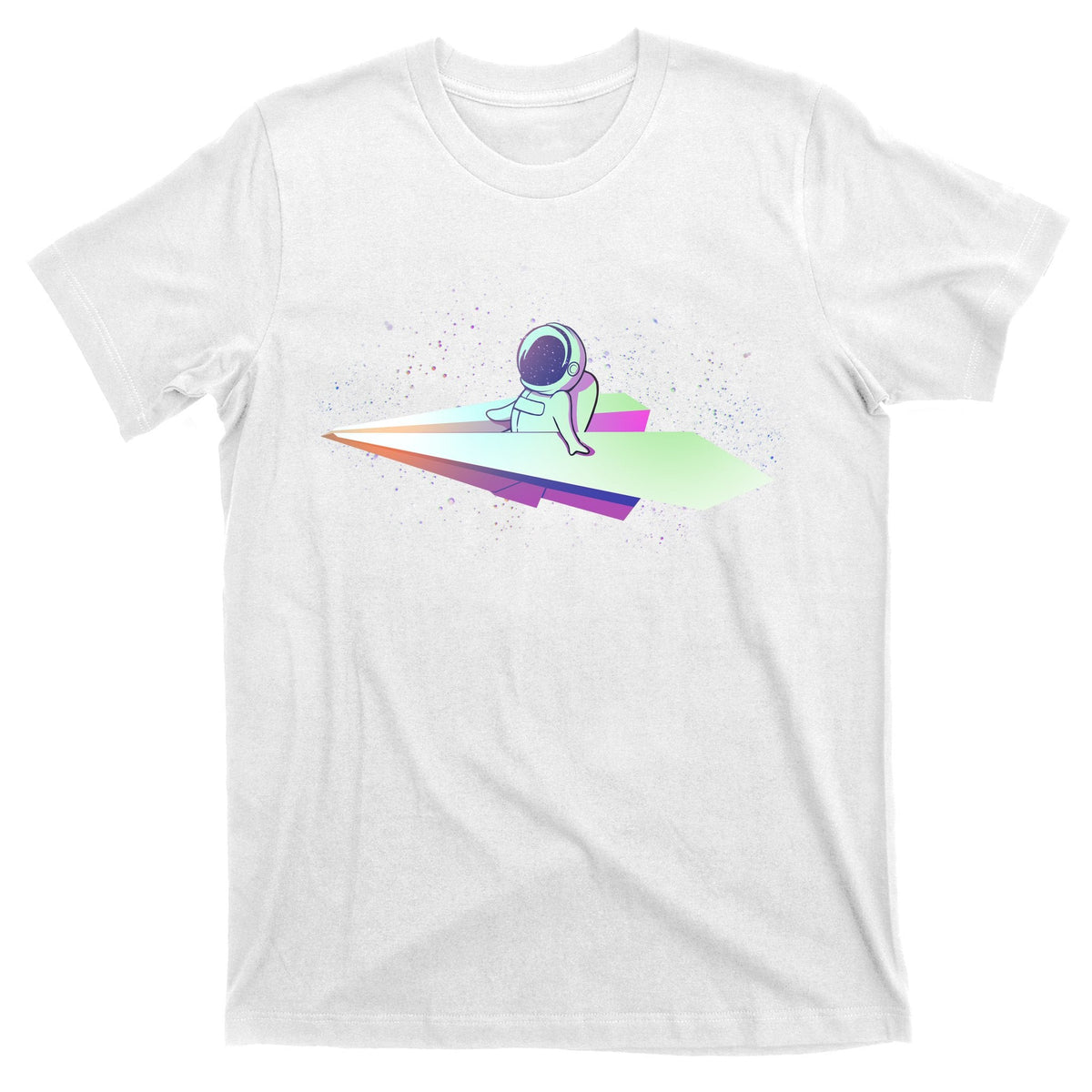 Astronaut Paper Plane T-Shirt product image 11