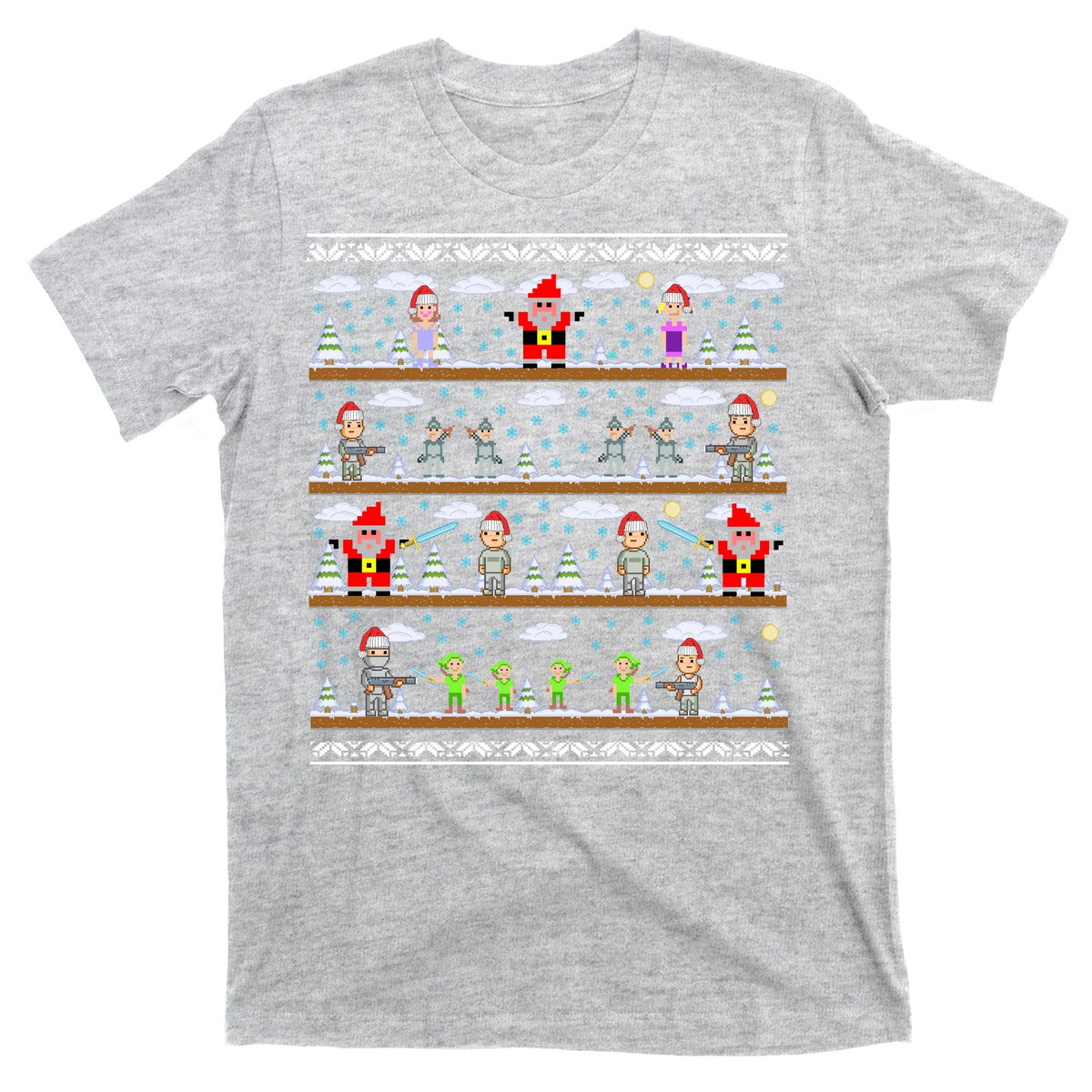 Attack of Christmas Gamer Ugly Sweater T-Shirt product image 9