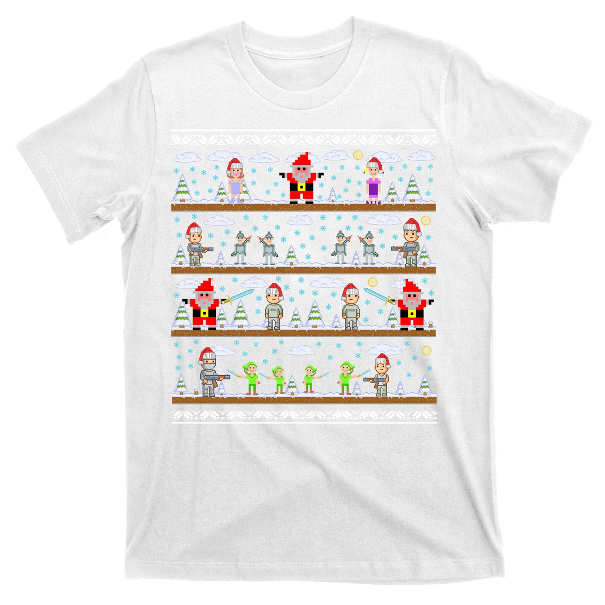 Attack of Christmas Gamer Ugly Sweater T-Shirt product image 11