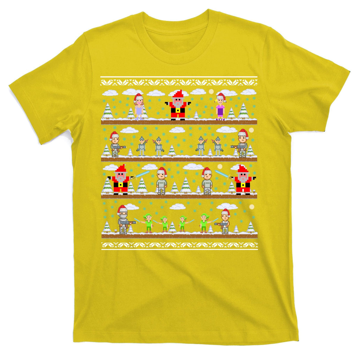 Attack of Christmas Gamer Ugly Sweater T-Shirt product image 3