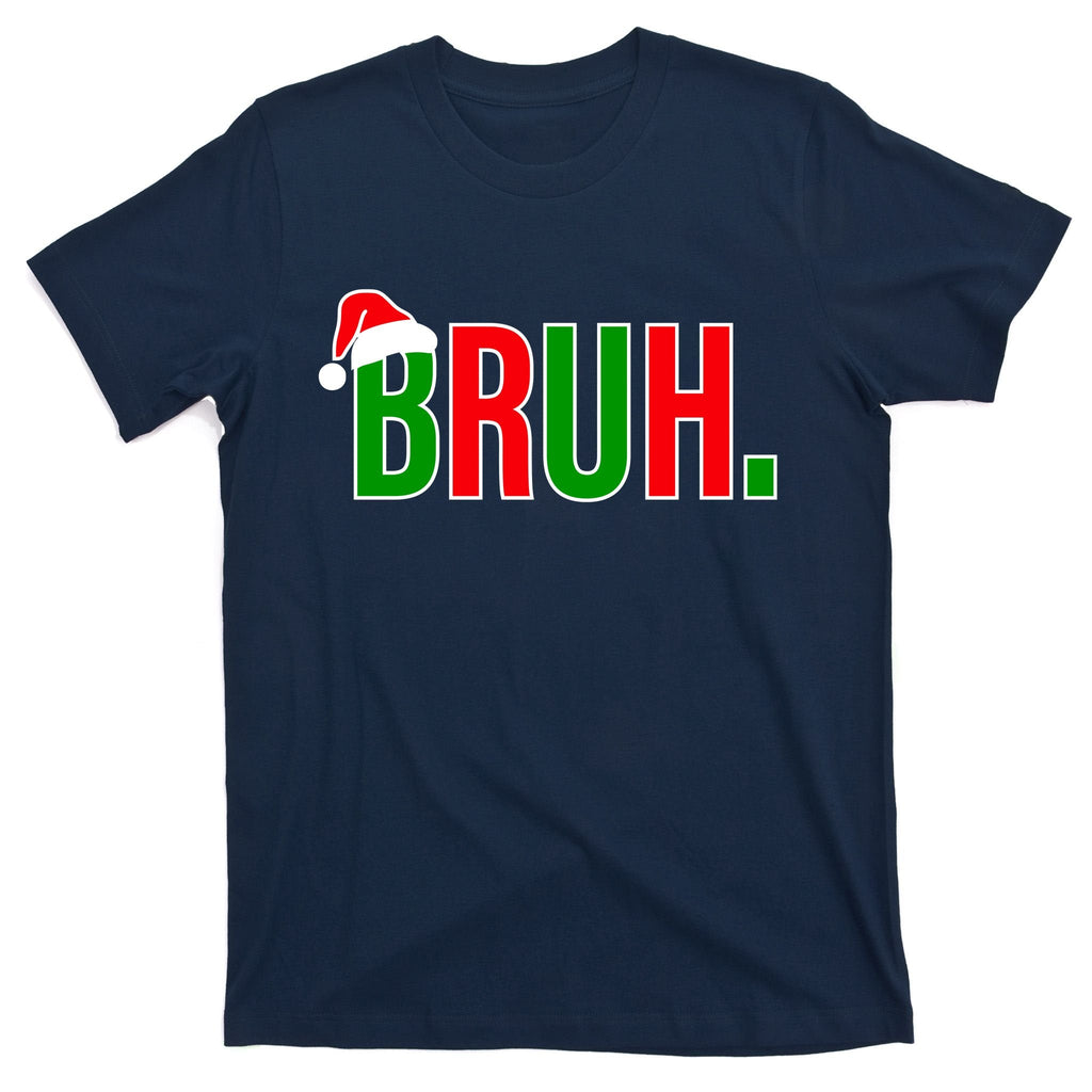 Bruh. Colorful Funny Christmas T-Shirt product image 1