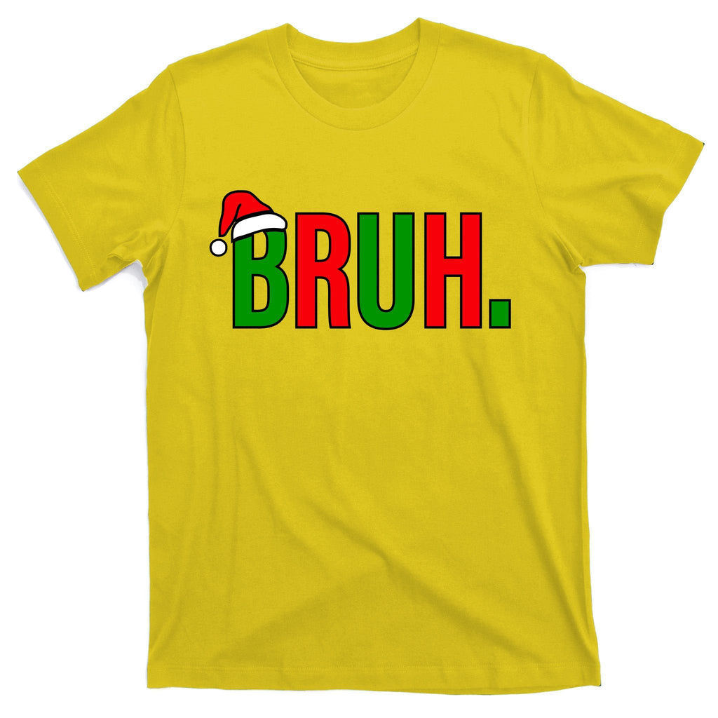 Bruh. Colorful Funny Christmas T-Shirt product image 3