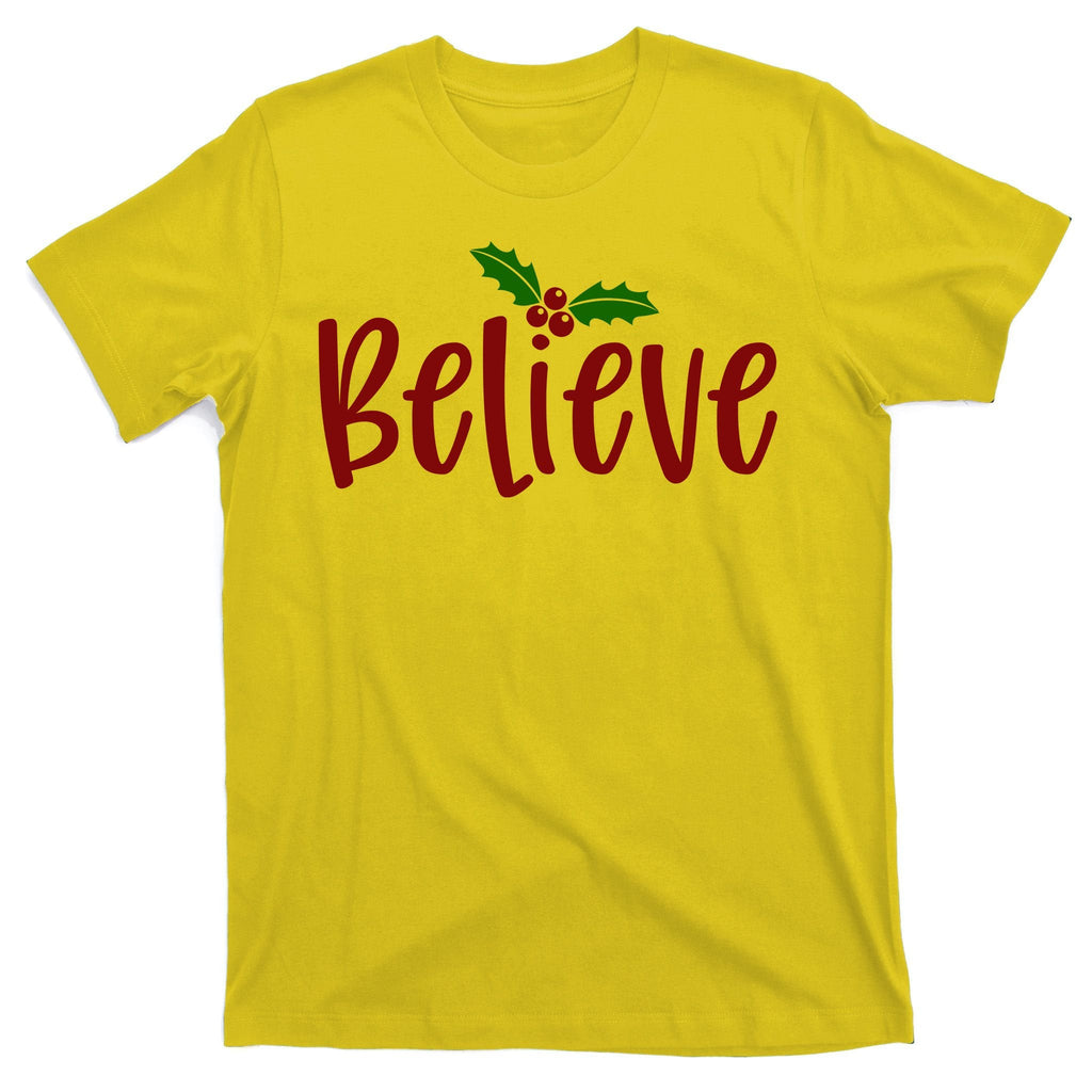 Believe Christmas Holiday T-Shirt product image 1