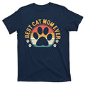 Best Cat Mom Ever Retro Sunset T-Shirt product image 1