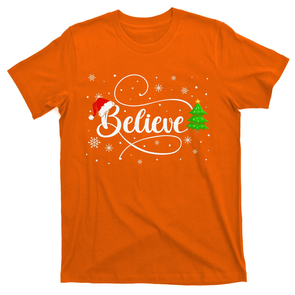 Believe Christmas Santa Holiday T-Shirt product image 5