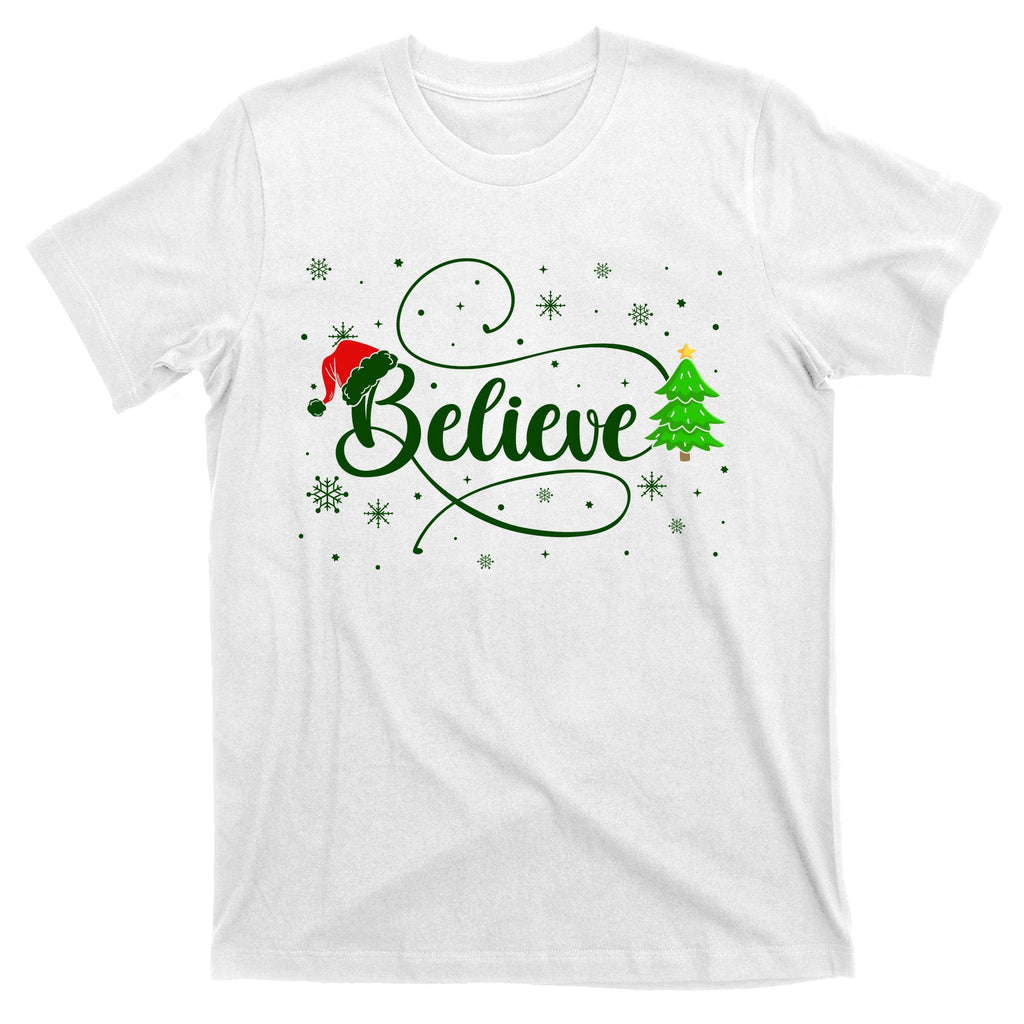 Believe Christmas Santa Holiday T-Shirt product image 11