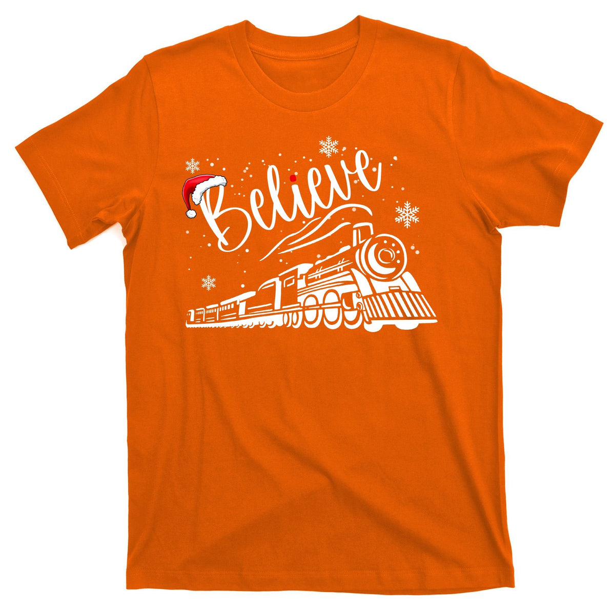 Believe Christmas Train Holiday T-Shirt product image 5
