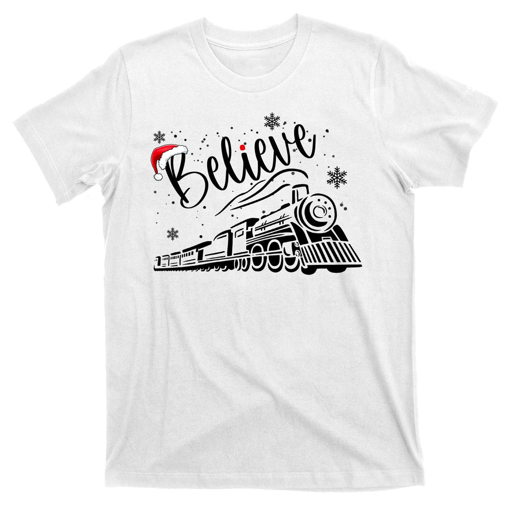 Believe Christmas Train Holiday T-Shirt product image 11