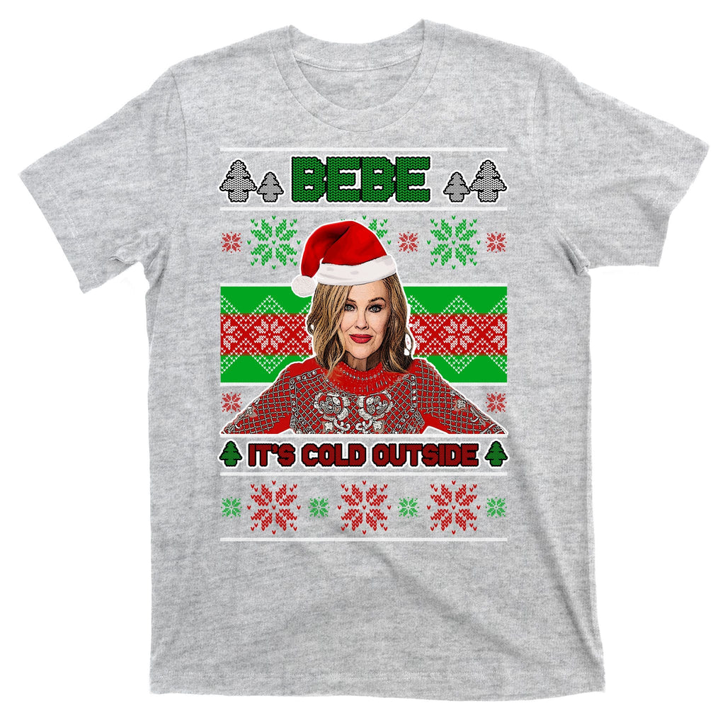 Bebe It's Cold Outside Ugly Christmas Sweater T-Shirt product image 9