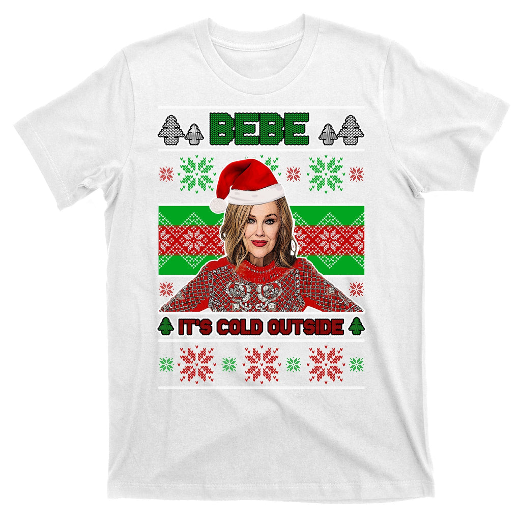 Bebe It's Cold Outside Ugly Christmas Sweater T-Shirt product image 11