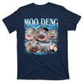 Blue Moo Deng Meme Hippo Funny T-Shirt product image 1