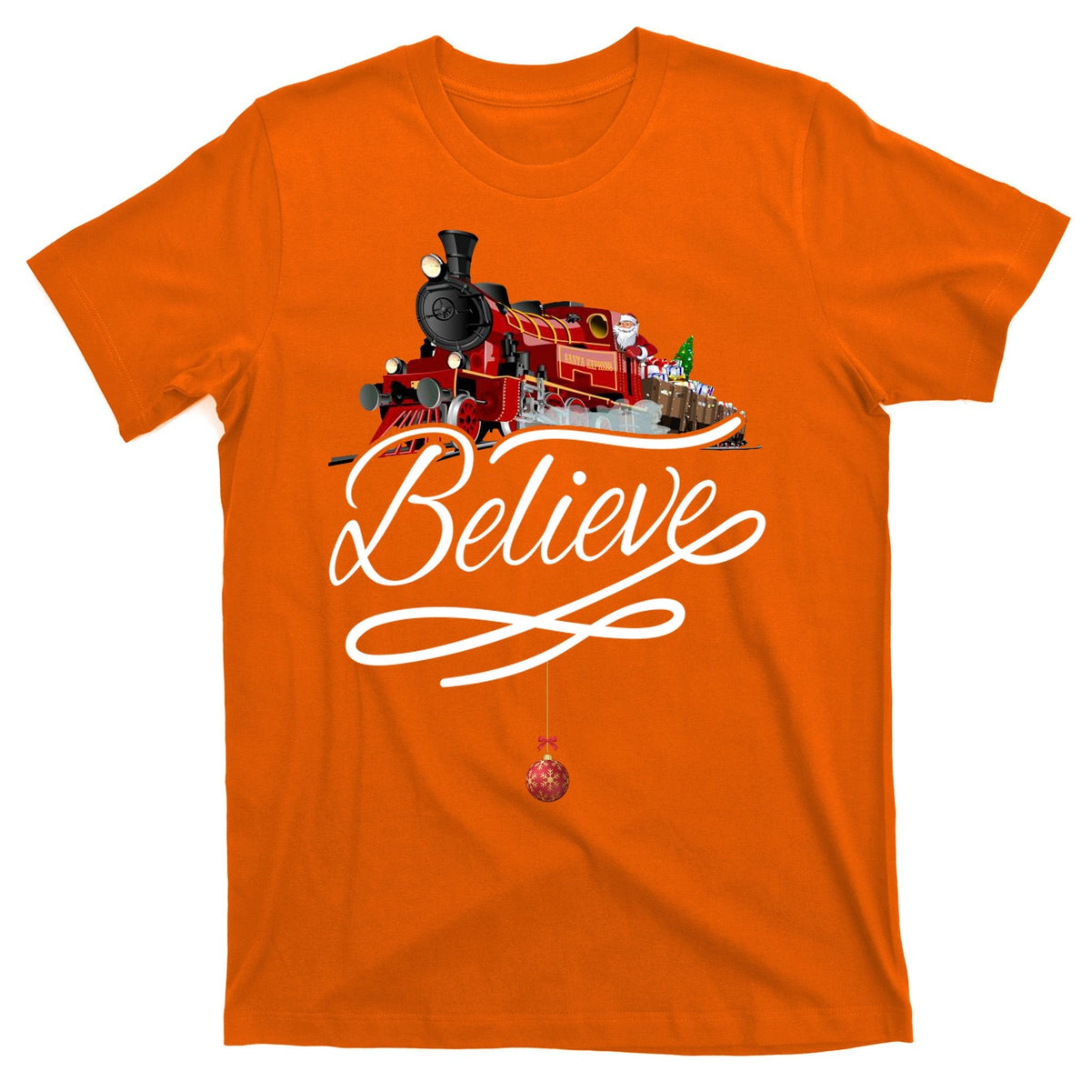 Believe Polar Express Christmas Holiday Train T-Shirt product image 5