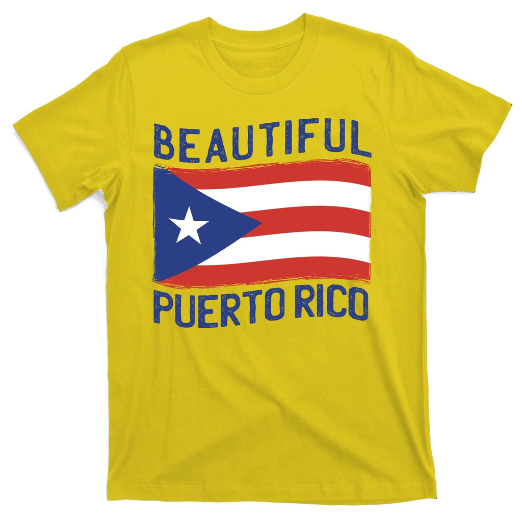 Beautiful Puerto Rico Flag T-Shirt product image 1
