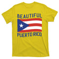 Beautiful Puerto Rico Flag T-Shirt product image 1
