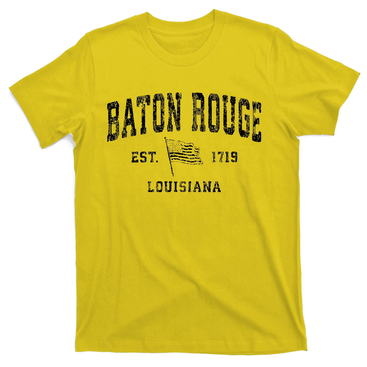Baton Rouge Est 1719 Louisiana T-Shirt product image 3