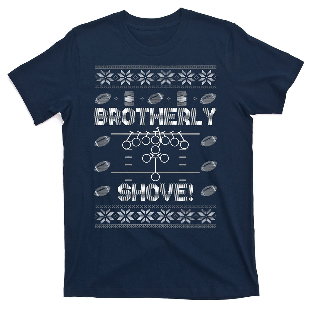Brotherly Shove Eagles Nick Sirianni Ugly Christmas Sweater product image 1