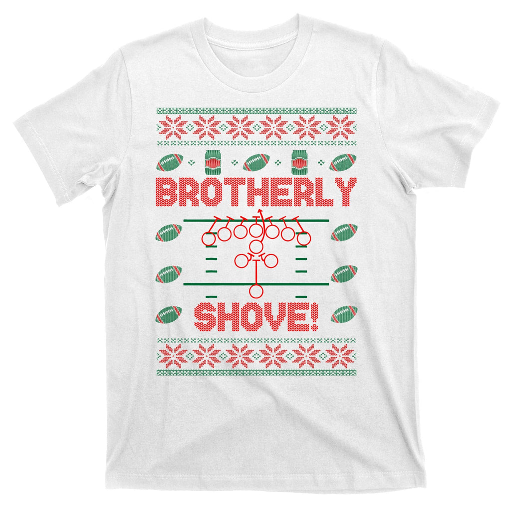 Brotherly Shove Eagles Nick Sirianni Ugly Christmas Sweater product image 11