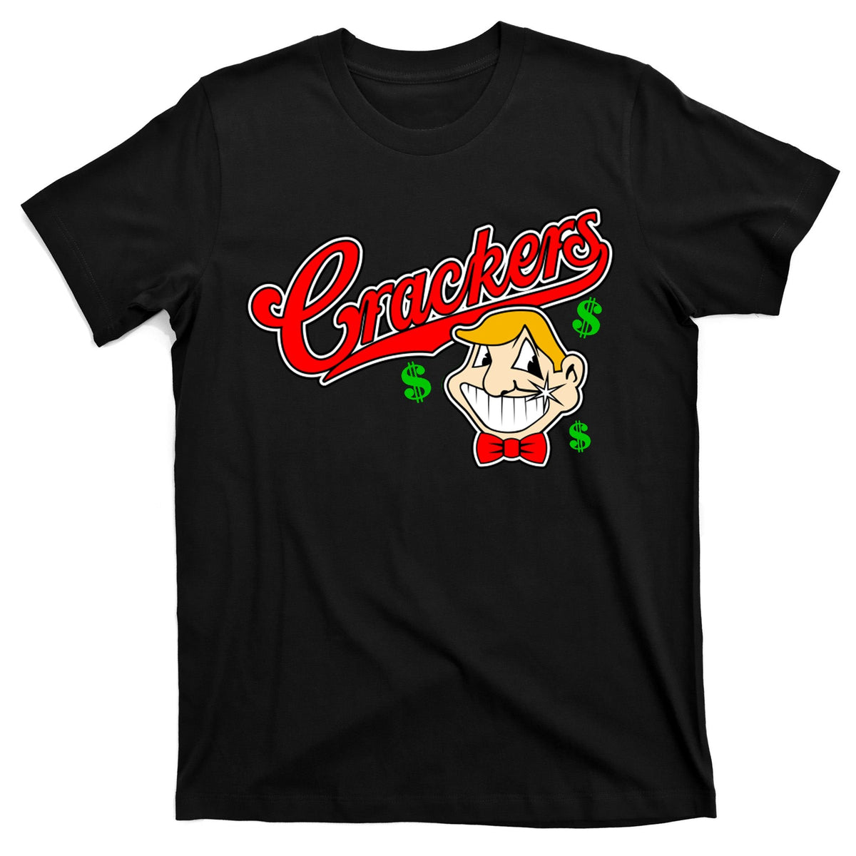 Caucasians Crackers Baseball Money Logo T-Shirt product image 7