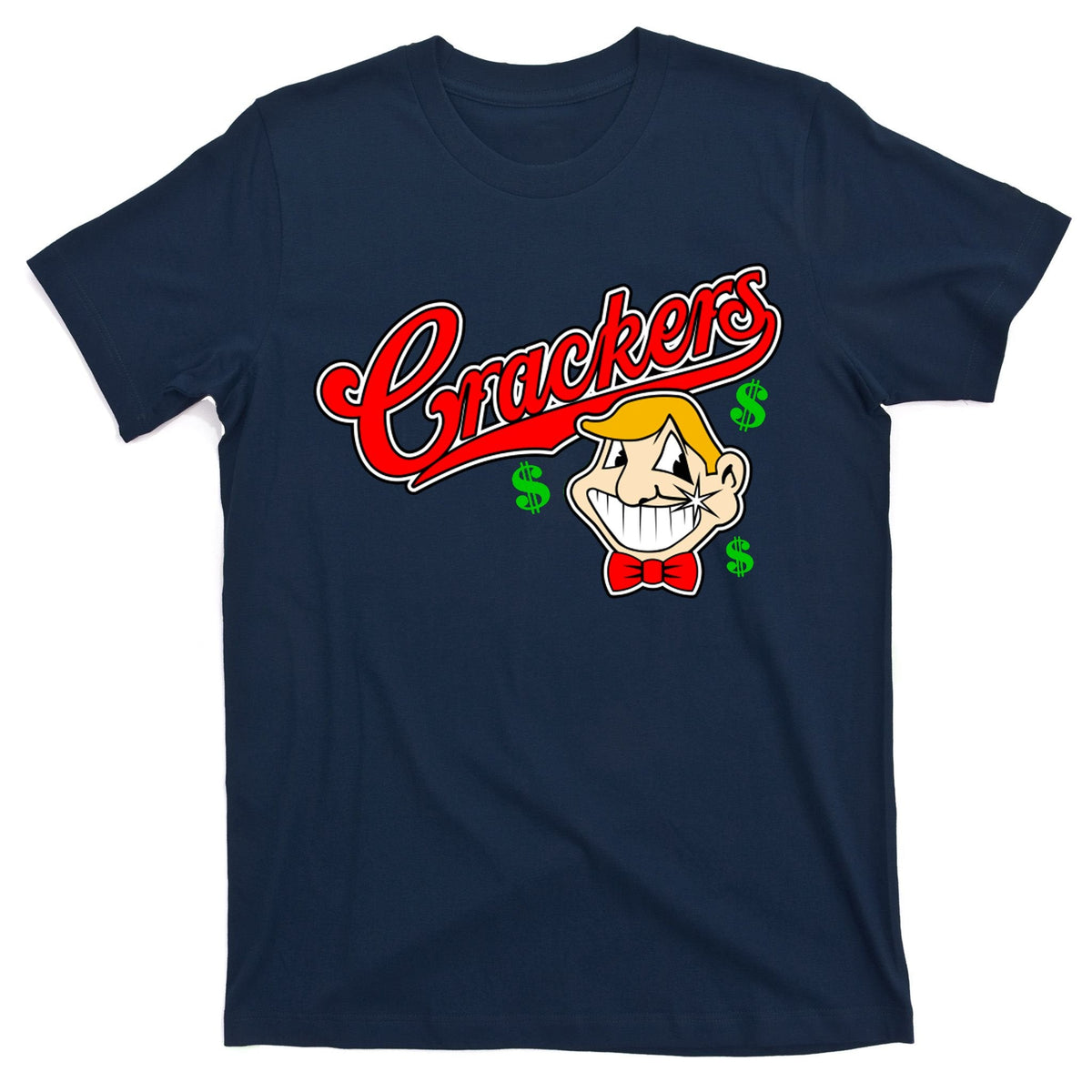 Caucasians Crackers Baseball Money Logo T-Shirt product image 1