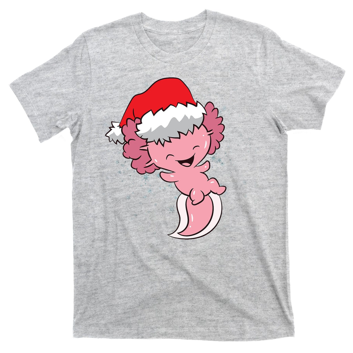 Cute Christmas Axolotl Santa T-Shirt product image 9