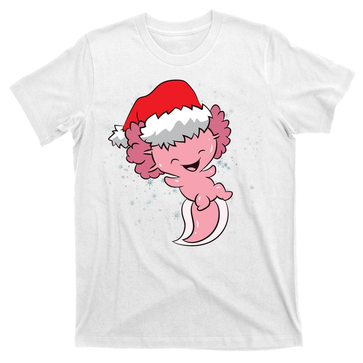 Cute Christmas Axolotl Santa T-Shirt product image 11